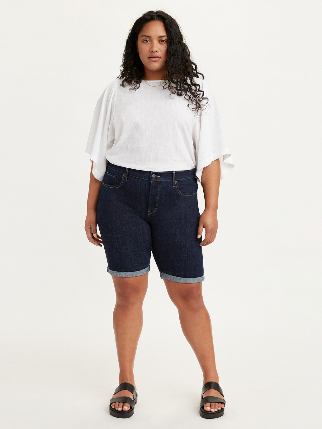 Levi's® Women's Shaping Bermuda Shorts (Plus Size)